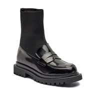 Półbuty damskie - Marc Cain Skórzane loafersy - miniaturka - grafika 1