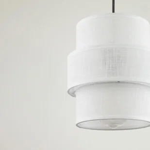 Smukła, abażurowa lampa wisząca TK 5094 z serii CALISTO WHITE - Lampy sufitowe - miniaturka - grafika 3