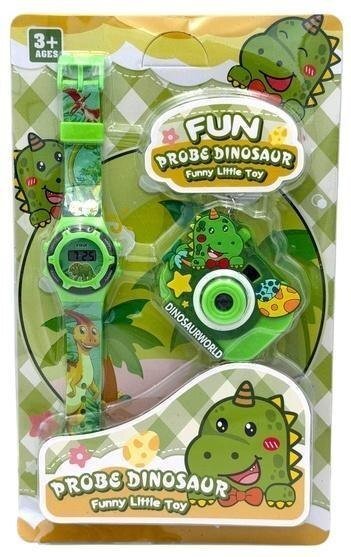 CABOTOYS Zegarek elektroniczny z brelokiem dinozaur 6991208894802
