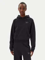 Bluzy damskie - Reebok Bluza Icon Elements 100214101 Czarny Regular Fit - miniaturka - grafika 1