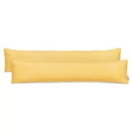 Poszewki na poduszki - Poszewka dekoracyjna AMBER kolor żółty bawełna 20x145 decoking - CHP/AMBER/ORANGE/fi20x145*2 - miniaturka - grafika 1