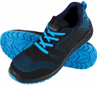 Obuwie robocze - Reis BRDROP S1 SR FO Półbuty bezpieczne stalowy tkanina podeszwa antypoślizgowa olejoodporna antyelektrostatyczna czarno-szary 43 - miniaturka - grafika 1