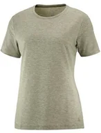 Koszulki sportowe damskie - Koszulka Salomon Essential W Olive - miniaturka - grafika 1