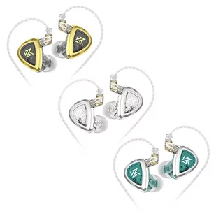 KZ EDA Wired Earphone without Mic In Ear Earbuds Noise Cancelling for Sports - Akcesoria do słuchawek - miniaturka - grafika 4
