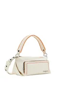 Torebki damskie - Desigual Prime Urus Maxi Accessories torebka damska PU Hand Bag, biały - miniaturka - grafika 1