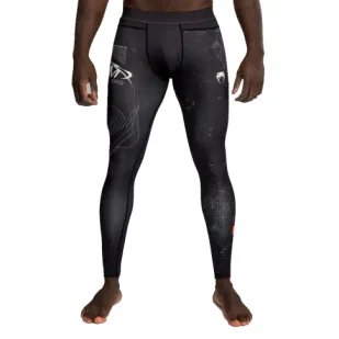 Venum Eclipse Spats Legginsy Black/Ivory - Kimona, stroje i obuwie - miniaturka - grafika 1