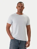 Koszulki męskie - Calvin Klein T-Shirt LV04LC240G Błękitny Slim Fit - miniaturka - grafika 1