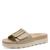 Klapki i japonki damskie - Tamaris Klapki damskie 1-27409-44, Tan, 39 EU - miniaturka - grafika 1