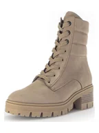 Botki damskie - Gabor Skórzane botki w kolorze beżowym - miniaturka - grafika 1