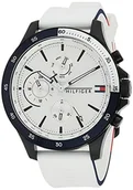 Zegarki męskie - Tommy Hilfiger 1791723 Zegarek na Rękę, Ø 46 mm, Biały/Czarny - miniaturka - grafika 1