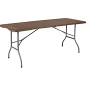 Stoły ogrodowe - Outtec Stół cateringowy, bankietowy rozkładany 180cm - miniaturka - grafika 1