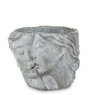 Pozostałe akcesoria do uprawy roślin - Osłonka beton głowa twarz szara H12 DEcodomi - miniaturka - grafika 1