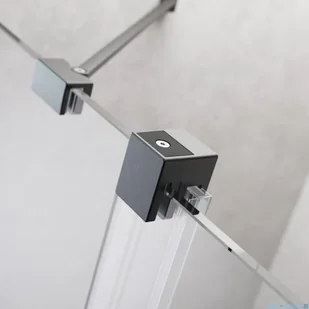 Radaway Furo Brushed GunMetal PND II parawan nawannowy 100cm lewy szczotkowany grafit 10109538-92-01L/10112494-01-01 - Akcesoria do armatury i ceramiki - miniaturka - grafika 7