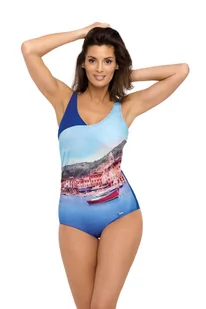 Kostium kąpielowy Daniella Spot-Skipper M-555 (3) Granatowo-Błękitny (Rozmiar L) - Stroje kąpielowe - miniaturka - grafika 2