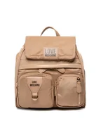 Plecaki - Love Moschino Plecak JC4341PP0EKE0105 Brązowy - miniaturka - grafika 1