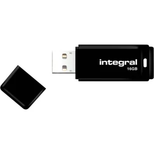 Integral Pamięć USB INTEGRAL 16GB USB 2,0 czarna  INFD16GBBLK - Nośniki danych - miniaturka - grafika 1