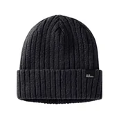 Czapki męskie - Czapka zimowa Jack Wolfskin CUSHY BEANIE dark navy - S - miniaturka - grafika 1