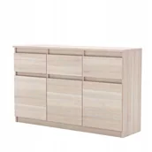 Komody - Komoda szafka Sonoma 120cm z szufladami Pojemna Rtv do Sypialni - miniaturka - grafika 1