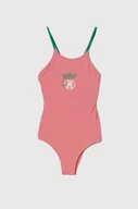 Stroje kąpielowe dla dziewczynek - Tommy Hilfiger jednoczęściowy strój kąpielowy dziecięcy kolor różowy - miniaturka - grafika 1