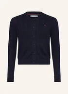 Swetry damskie - Tommy Hilfiger Kardigan blau - miniaturka - grafika 1