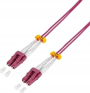 Kable USB - LogiLink światłowód OM4 LC-LC 100m fioletowy - miniaturka - grafika 1