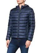 Kurtki męskie - Geox M DERECK męska kurtka puchowa, Gothic Blue, 50 - miniaturka - grafika 1