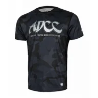 Odzież taktyczna i umundurowanie - Koszulka Mesh Rashguard Pit Bull Performance Pro plus ADCC - All Black Camo - miniaturka - grafika 1