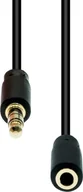 Kable komputerowe i do monitorów - Kabel ProXtend Mini-Jack 4-Pin Slim Extension Cable Black 10M - miniaturka - grafika 1