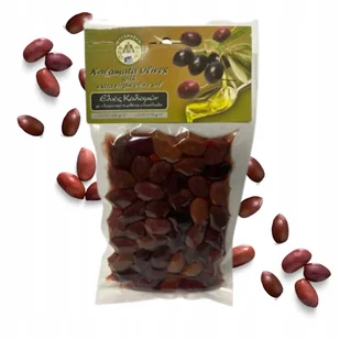 Greckie czarne oliwki Kalamata w oliwie z oliwek vacum próżnia 200g - Pasztet i przetwory mięsne - miniaturka - grafika 1