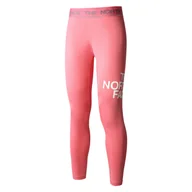 Legginsy - Damskie Legginsy THE NORTH FACE W FLEX MID RISE TIGHT - EU NF0A7ZB7N0T1 – Różowy - miniaturka - grafika 1