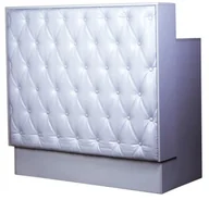 Komody - Recepcja fryzjerska pikowana Alia S08W kosmetyczna do salonu BIAŁA - miniaturka - grafika 1