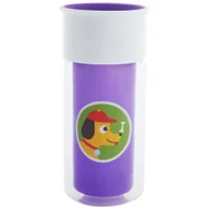 Kubki termiczne - Meubleplus Munchkin Personalizowany kubek termiczny Miracle 360°, fioletowy - miniaturka - grafika 1
