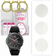 Akcesoria do smartwatchy - 3x Folia hydrożelowa MATOWA do Samsung Gear S3 Frontier - apgo Smartwatch Hydrogel MATTE Protection Ochrona na ekran smartwatcha - miniaturka - grafika 1