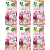 Odświeżacze powietrza - Zestaw Air Wick Electrical Magnolia i Kwiat Wiśni Odświeżacz 6*19ml Wkład - miniaturka - grafika 1