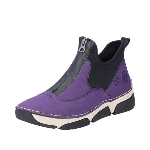 Rieker Damskie 45953 krótkie kozaki, różowe, 37 EU, Rosa, 37 EU