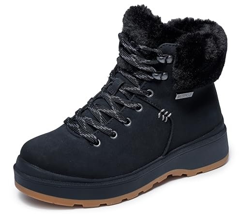 Skechers Damskie botki Park City, Czarny / czarny, 38 EU