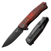 Noże - Nóż składany LionSteel Myto Mars Valley Fat Carbon, Old Black MagnaCut by Molletta (MT01 MC MV) - miniaturka - grafika 1