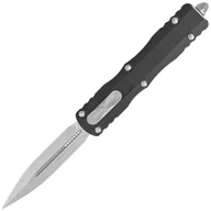 Noże - Nóż automatyczny OTF Microtech Dirac D/E Black Aluminium, Stonewashed M390 by Tony Marfione (225-10) - miniaturka - grafika 1
