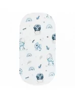 Prześcieradła dla dzieci - Bonjour Cherie prześcieradło bambusowe do gondoli kosza mojżesza 35/75 Dino - miniaturka - grafika 1