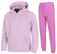 Dresy męskie - 4F OCIEPLANY DZIEWCZÄCY DRES KOMPLET BLUZA SPODNIE / rozm 158 - miniaturka - grafika 1