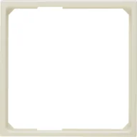 Inne akcesoria elektryczne - Pierścień adaptacyjny do płytek czołowych 50x50mm B.Kwadrat/Berker S.1 kremowy - miniaturka - grafika 1