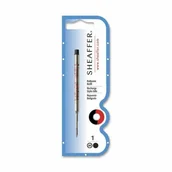 Wkłady do długopisów - Wkład do długopisu czarny metalowy M     Sheaffer blistr 1szt - miniaturka - grafika 1