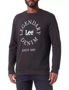 Lee Bluza męska Legendary SWS, Washed Black, XL - Bluzy męskie - miniaturka - grafika 1