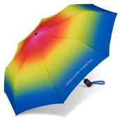Parasole - Benetton 59029 MINI AC GRADIENT parasol damski niebiesko-żółty - miniaturka - grafika 1