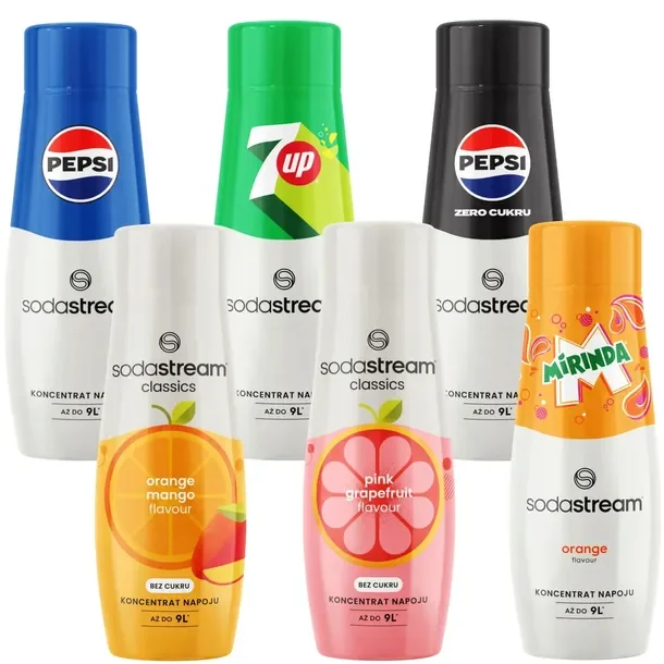 2 X Syrop Koncentrat Do Saturatora Terra Spirit Sodastream Pepsi Mirinda 7u