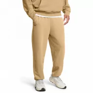 Spodnie sportowe męskie - Męskie spodnie dresowe Under Armour UA Icon Hwt Flc Wash Os Pant - brązowe - UNDER ARMOUR - miniaturka - grafika 1