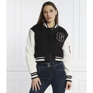 GUESS Kurtka bomber | Cropped Fit - Kurtki damskie - miniaturka - grafika 1