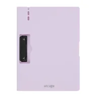 Deski z klipsem - Deska Strigo z bocznym klipem A4 liliowa clipboard podkładka do pisania - miniaturka - grafika 1