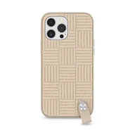 Etui i futerały do telefonów - Moshi Altra - Etui z odpinaną smyczką iPhone 13 Pro Max (antybakteryjne NanoShield) (Sahara Beige) - miniaturka - grafika 1