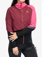 Kurtki damskie - Kurtka softshellowa damska Ziener Nakima - black/berry - miniaturka - grafika 1